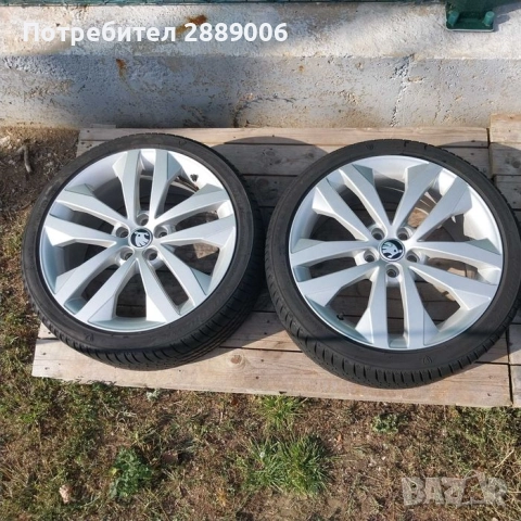 Джанти 17" с гуми Skoda Fabia, снимка 11 - Гуми и джанти - 51669590