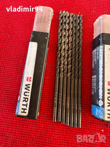 Wurth zebra Свредла за метал 3mm/3,5mm/4mm, снимка 2 - Други инструменти - 52944053