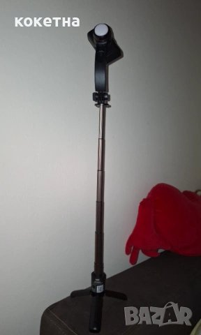 Селфи стик със статив и дистанционно управление, 70 см - Techsuit (L18sMini) - черен, снимка 5 - Селфи стикове, аксесоари - 53955452