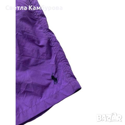 POLO RALPH LAUREN размер M / L мъжки къси гащи шорти лилави, снимка 2 - Къси панталони - 45717837