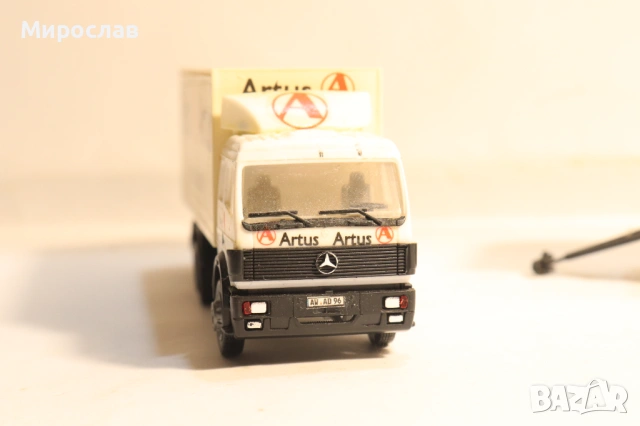 HERPA H0 1/87 MERCEDES BENZ TIR КОЛИЧКА КАМИОН МОДЕЛ, снимка 3 - Колекции - 53757516