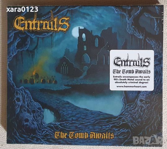 Entrails – The Tomb Awaits, снимка 1 - CD дискове - 46100221