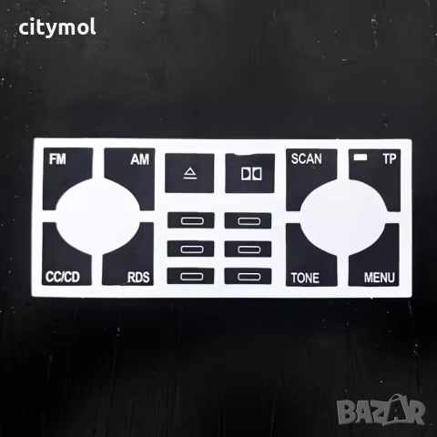 Комплект стикери за бутоните на AUDI A4 B6 B7/A6/A2/A3, снимка 3 - Аксесоари и консумативи - 53517935