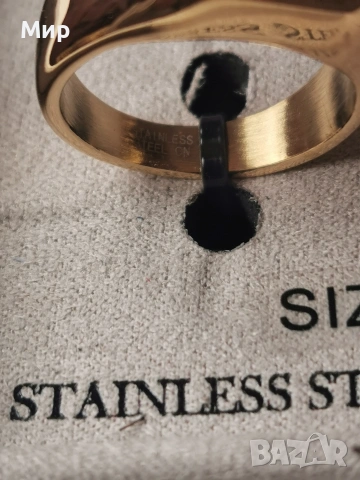 Пръстен унисекс.Рсзмер 9, снимка 2 - Пръстени - 54078417