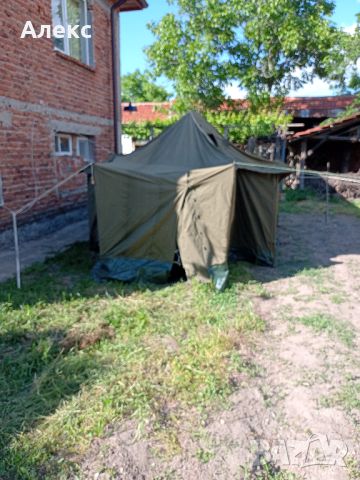 Военна офицерска палатка с гумиран под, снимка 3 - Палатки - 45718493