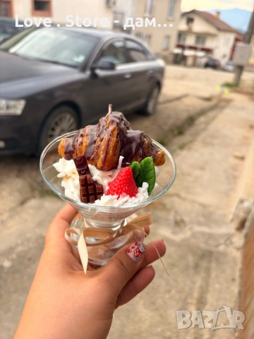 Подаръци ръчна изработка свещи , снимка 4 - Декорация за дома - 53614217