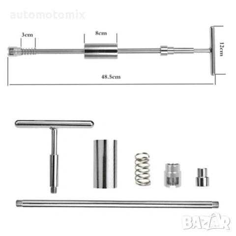 Комплект за изправяне на вдлъбнатини с мини обратен чук - 267157, снимка 7 - Аксесоари и консумативи - 53371533