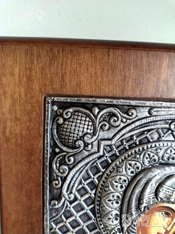 Страхотна Сребърна Икона Проба 0.950, снимка 2 - Икони - 52125057