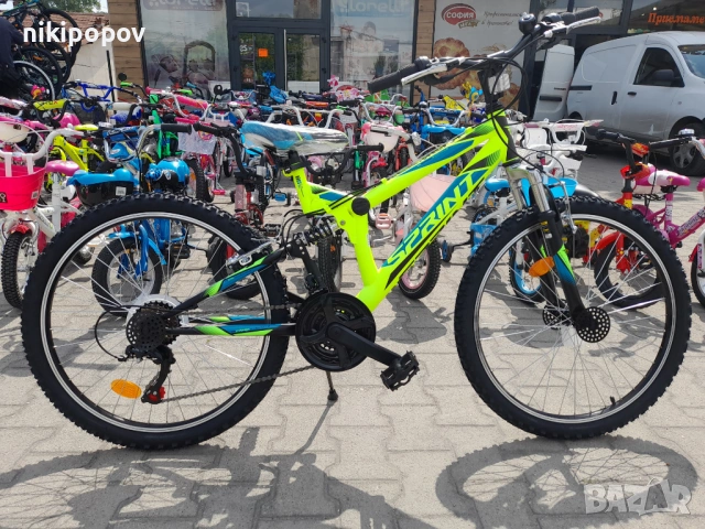 SPRINT Велосипед 24" ELEMENT жълт, снимка 10 - Велосипеди - 53839393