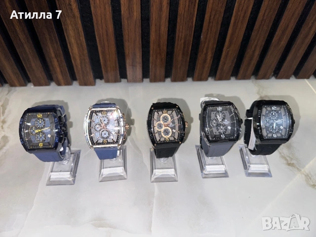 Уникален мъжки часовник NAVIFORCE - спортно-елегантен хронограф, снимка 7 - Мъжки - 54166576