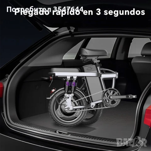 Електрически велосипед Ninoto – Мощност, комфорт и мобилност, снимка 3 - Велосипеди - 49737701