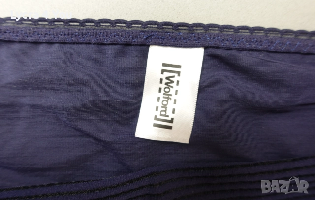 Wolford M/L луксозни тъмносини бикини, снимка 2 - Бельо - 51862068