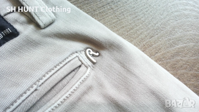 REPLAY SLIM FIT ZEUMAR CHINO TROUSERS Размер 31-32 / 30 еластичен панталон 25-62, снимка 7 - Дънки - 52204674