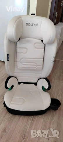 Chipolino Стол за кола I-SIZE 100-150 см PATROL кашмир