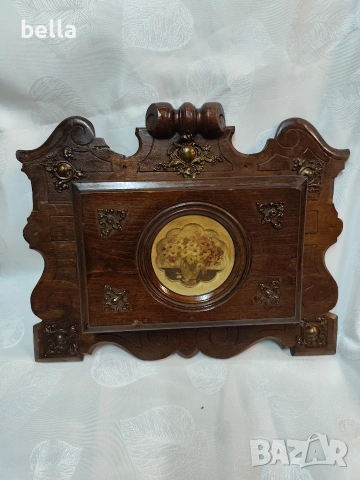 Антикварен стенен държач за вестници и списания (края на XIX / началото на XX век)., снимка 6 - Антикварни и старинни предмети - 53836157