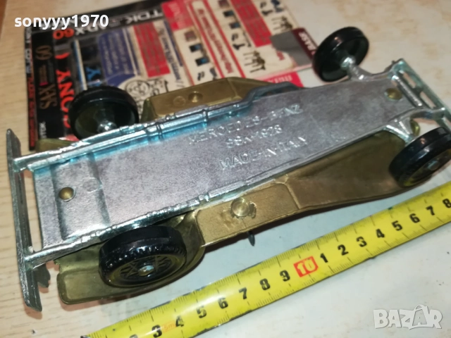 MERCEDES-BENZ SSK 1928-MADE IN ITALY ВНОС SWISS 2109251732, снимка 14 - Антикварни и старинни предмети - 51787788