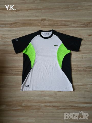 Оригинална мъжка тениска Lacoste x Andy Roddick, снимка 1 - Тениски - 45665671