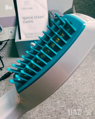 HairMax Ultima 12 Classic LaserComb – лазерен гребен за растеж на коса, снимка 5 - Друга електроника - 53670152