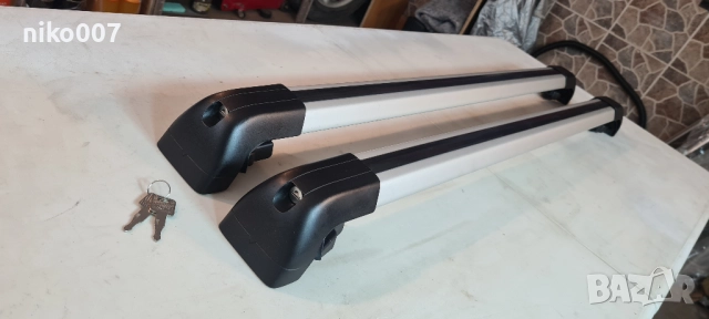 Багажник-греди-релси-рейки-Рено меган 2 комби-thule