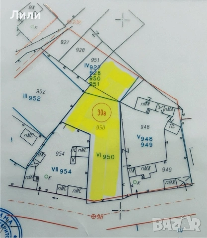 Продавам дворно място в Долно Сахране с ПУП
