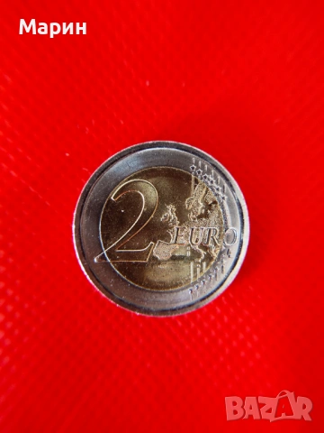 РЯДКА и КРАСИВА монета Leonardo- 2 евро  2019 IR, снимка 2 - Нумизматика и бонистика - 53301764