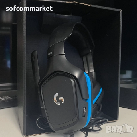 Слушалки LOGITECH G432 7.1 гейминг, снимка 3 - Слушалки и портативни колонки - 52468995