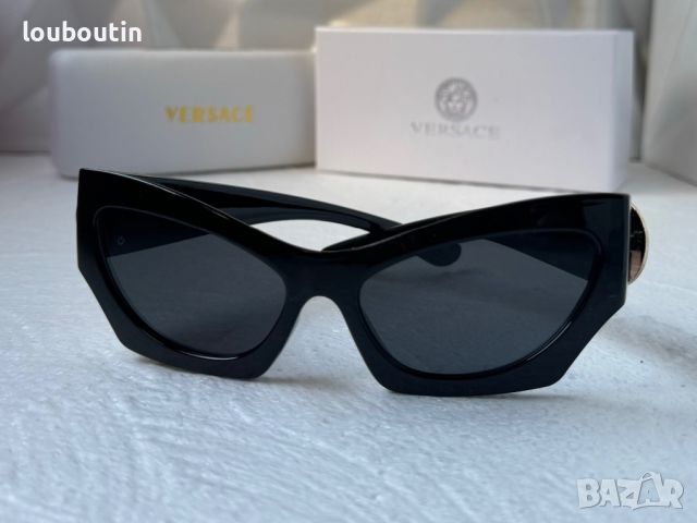 Versace 2024 дамски слънчеви очила котка VE4450, снимка 8 - Слънчеви и диоптрични очила - 45446002