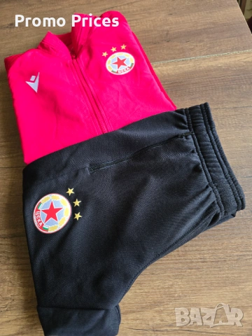 Promo CSKA Официален анцуг ЦСКА - червено и черно M