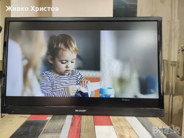 32 инча LCD телевизор Scharp, снимка 5 - Телевизори - 48976202