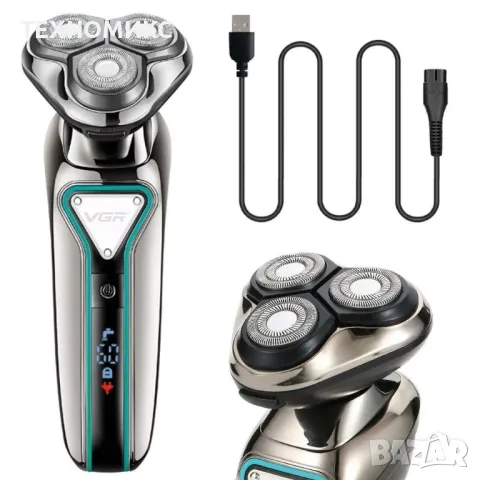 Професионална мъжка самобръсначка VGR, V-323, Водоустойчива, USB зареждaане, снимка 2 - Друга електроника - 49895065