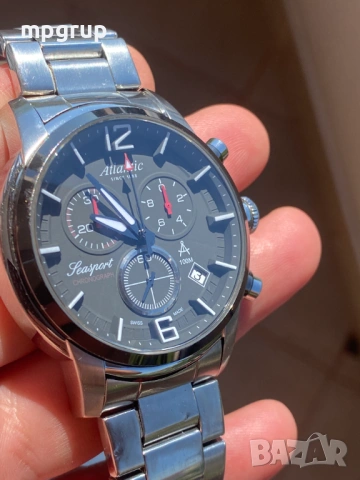 Продавам оригинален Мъжки часовник Atlantic Seasport 87466.42.45, снимка 15 - Мъжки - 53936388