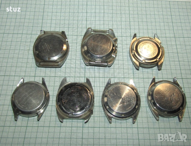 Каси за механични часовници Seiko, втора употреба, сет 7 бр., снимка 6 - Антикварни и старинни предмети - 54044685