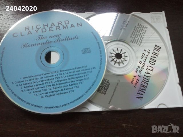 Richard Clayderman нови матрични дискове, снимка 1 - CD дискове - 46304684