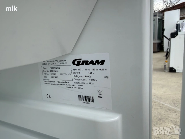 Професионален малък фризер Gram, снимка 7 - Фризери - 53975589