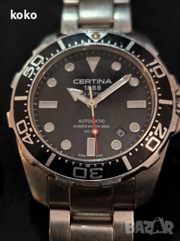 Часовник швейцарски автоматичен Certina Dursan Nixon, снимка 4 - Мъжки - 53951550