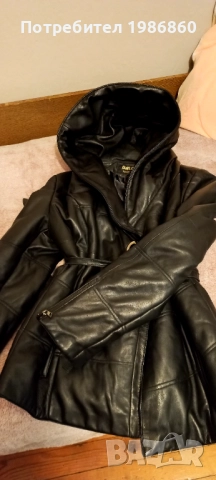 Кожено яке-естествена кожа, л, хл, дамско, дебело, снимка 2 - Якета - 52355497
