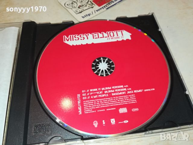 MISSY ELLIOTT CD 2404241128, снимка 11 - CD дискове - 45429757