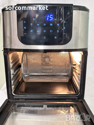 Фритюрник с горещ въздух и фурна Princess 182075 Airfryer Oven Deluxe, 11L, снимка 4 - Фритюрници - 53596511