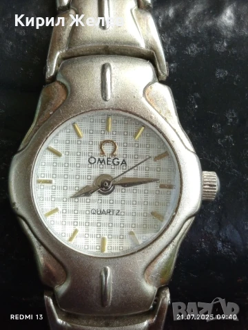 Дамски часовник Омега кварц красив стилен дизайн 76451