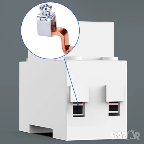 Монофазен електромер за DIN шина, 80A, 36мм, снимка 4 - Друга електроника - 49698517