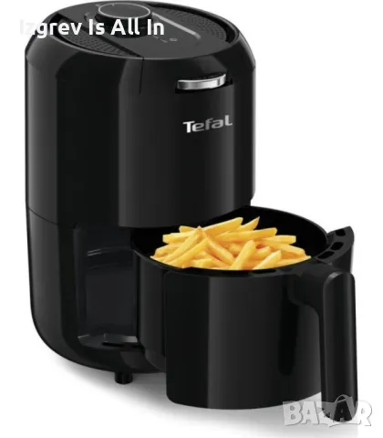 Еър фрайър Tefal Easy Fry. Уред за здравословно готвене с горещ въздух. Вместимост - 1,6 кг. Регулир, снимка 3 - Мултикукъри - 49065920