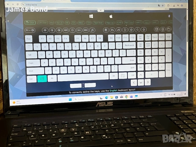 Лаптоп Asus / 18.4” / i7 / 32GB RAM / 500GB SSD / 1TB / Nvidia , снимка 7 - Лаптопи за дома - 53873024