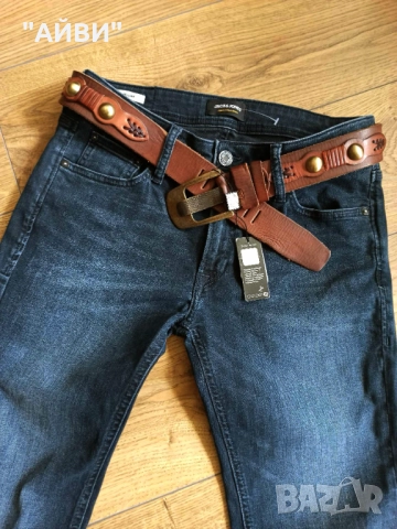 Jack & Jones мъжки еластични дънки, снимка 3 - Дънки - 52739846