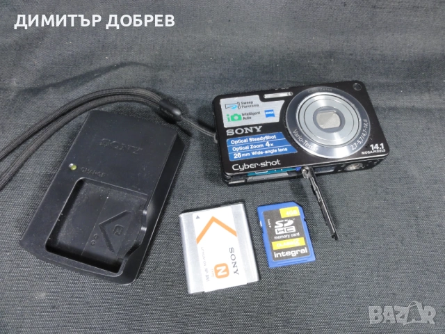 ЦИФРОВ ФОТОАПАРАТ SONY CYBER-SHOT DSC-W350 14.1MP DIGITAL CAMERA, снимка 13 - Фотоапарати - 53725705