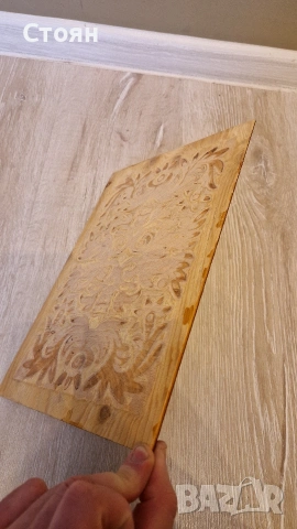 Ръчна дърворезба пано декорация, снимка 3 - Декорация за дома - 54251726