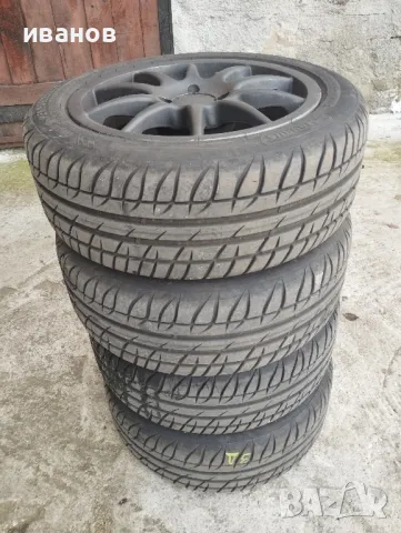 гуми с джанти фият пунто 4x98 195/50 R15 dot21, снимка 3 - Гуми и джанти - 48014492