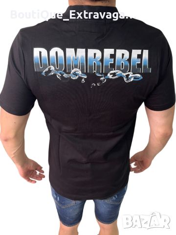 Мъжка тениска Domrebel !!!, снимка 2 - Тениски - 45828701