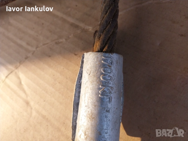 Стоманено въже за повдигане на товари, снимка 3 - Други инструменти - 53932746