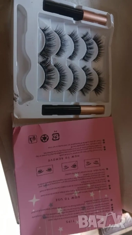   5 чифта магнитни изкуствени мигли с очна линия 