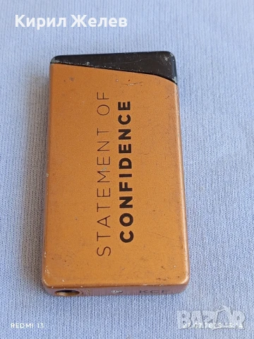Метална запалка STATEMENT OF CONFIDENCE рядка за КОЛЕКЦИЯ ДЕКОРАЦИЯ 34517